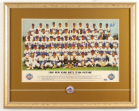 Nolan Ryan Signed Mets Custom Framed Vintage 1969 Photo Display with Vintage 1960s Mets Team Logo Emblem (PSA) at PristineAuction.com