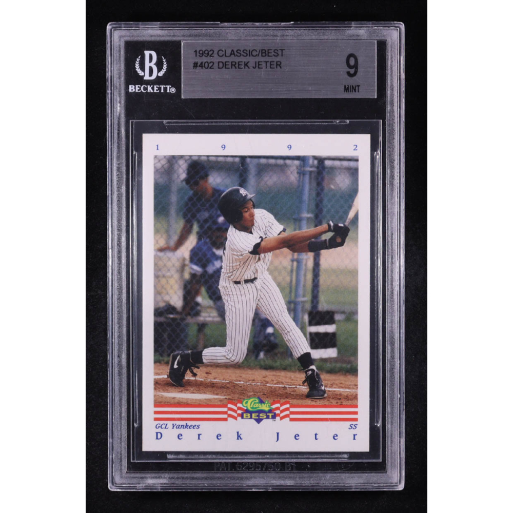 Derek Jeter 1992 Classic/Best #402 RC (BGS 9) at PristineAuction.com