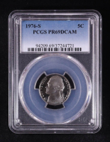 1976-S Jefferson Nickel (PCGS PR69DCAM) at PristineAuction.com