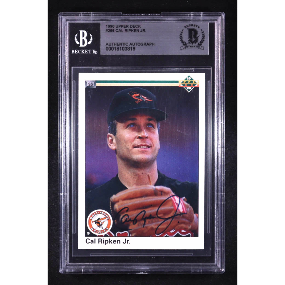 Cal Ripken Jr. Signed 1990 Upper Deck #266 #688/1990 (BGS) at PristineAuction.com