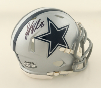 Leighton Vander Esch Signed Cowboys Speed Mini Helmet (Playball Ink) at PristineAuction.com