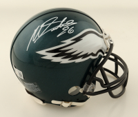 Miles Sanders Signed Eagles Mini Helmet (Beckett) at PristineAuction.com