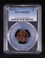1972-S Lincoln Penny (PCGS PR69RD) at PristineAuction.com