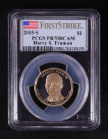 2015-S Truman Gold Dollar First Strike (PCGS PR70DCAM) at PristineAuction.com