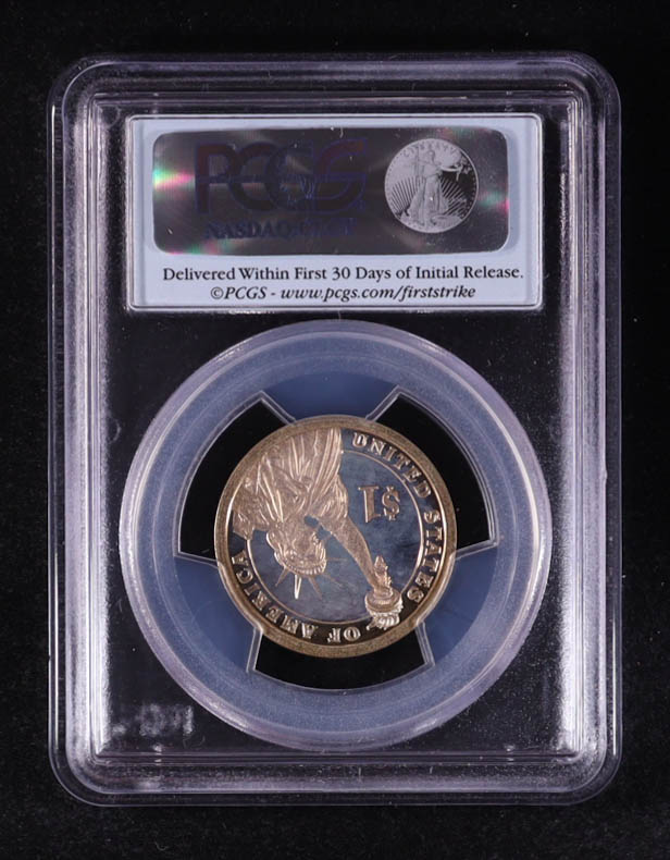 2015-S Johnson Gold Dollar First Strike (PCGS PR70DCAM) at PristineAuction.com 2015-S Johnson Gold Dollar First Strike (PCGS PR70DCAM) at PristineAuction.com