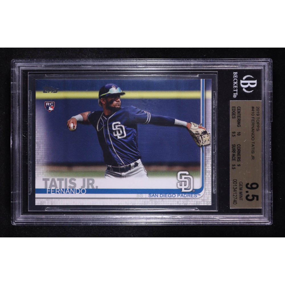 Fernando Tatis Jr. 2019 Topps #410 RC (BGS 9.5) at PristineAuction.com