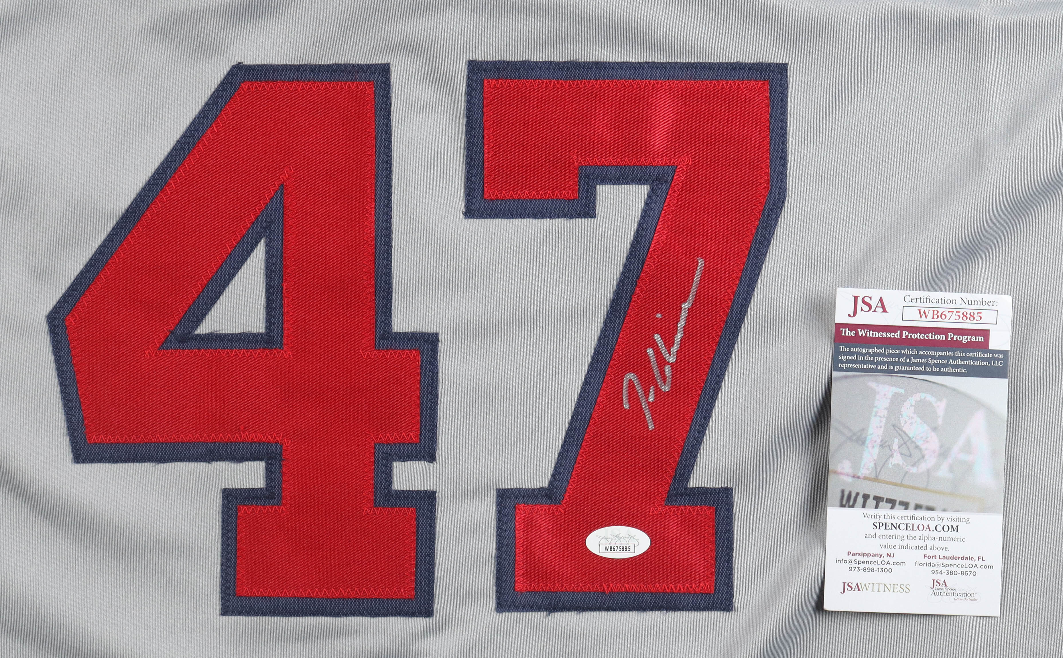 Tom Glavine Signed Jersey (JSA) at PristineAuction.com Tom Glavine Signed Jersey (JSA) at PristineAuction.com