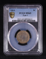 1913 Buffalo Nickel Type 1 (PCGS MS65) at PristineAuction.com