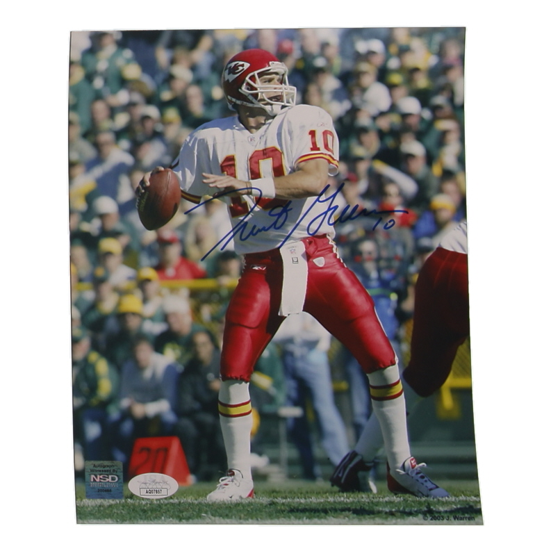 Trent Green Signed Chiefs 8x10 Photo (JSA) at PristineAuction.com Trent Green Signed Chiefs 8x10 Photo (JSA) at PristineAuction.com