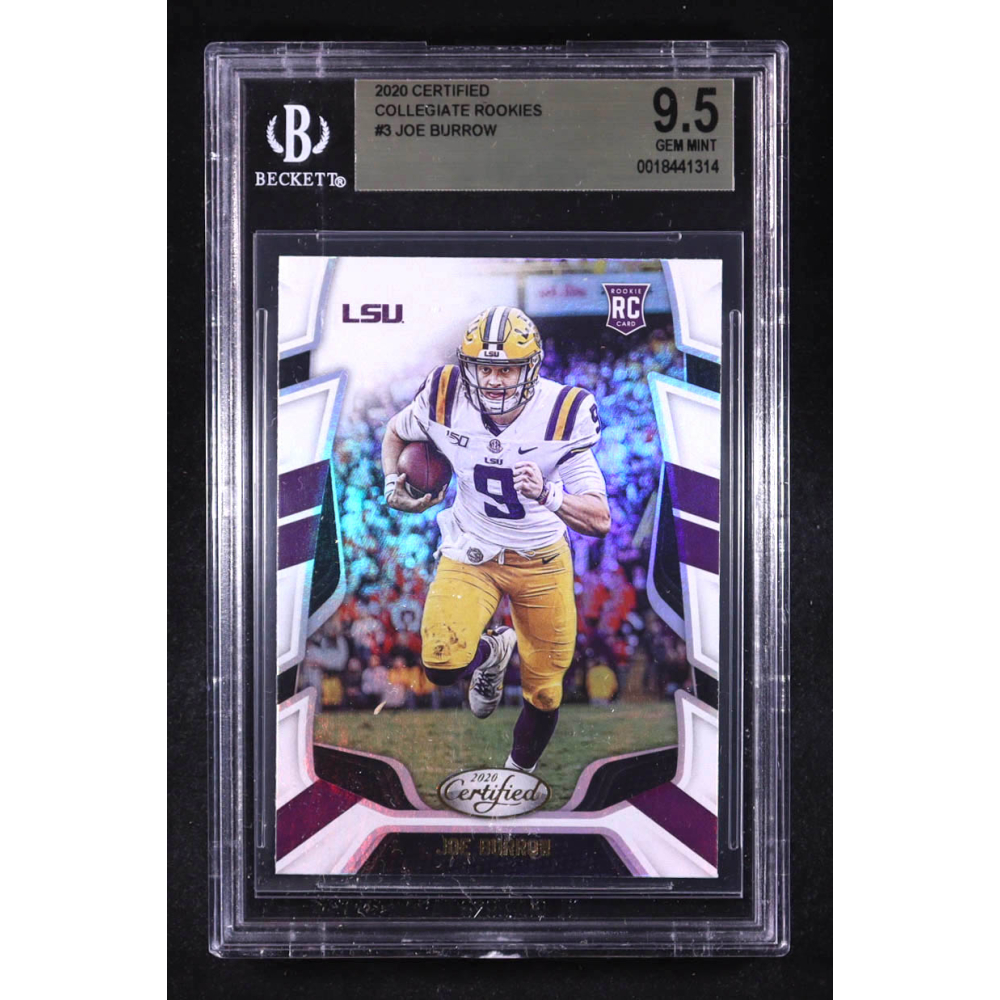 Joe Burrow 2020 Certified Collegiate Rookies #3 RC (BGS 9.5) at PristineAuction.com