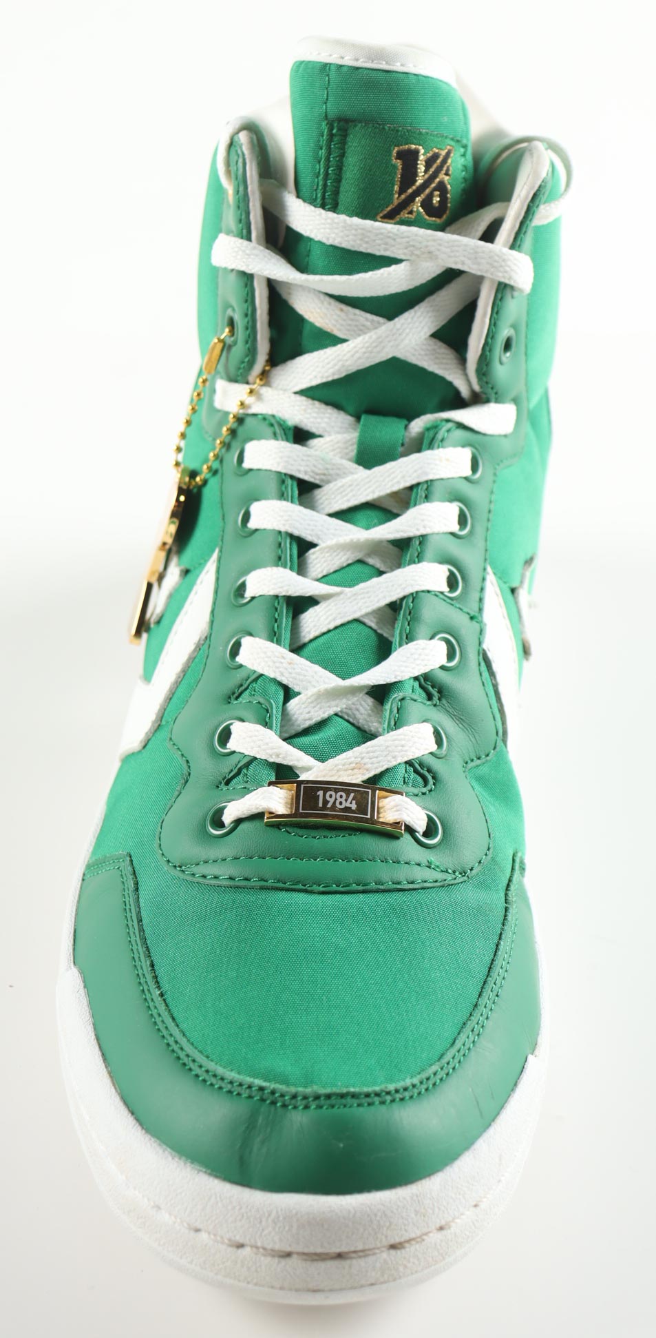 Larry Bird Signed Converse Retired Special Edition 1984 Celtics Championship Basketball Shoe in Wood & Glass Display Case (PSA) at PristineAuction.com Larry Bird Signed Converse Retired Special Edition 1984 Celtics Championship Basketball Shoe in Wood & Glass Display Case (PSA) at PristineAuction.com