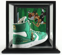 Larry Bird Signed Converse Retired Special Edition 1984 Celtics Championship Basketball Shoe in Wood & Glass Display Case (PSA) at PristineAuction.com