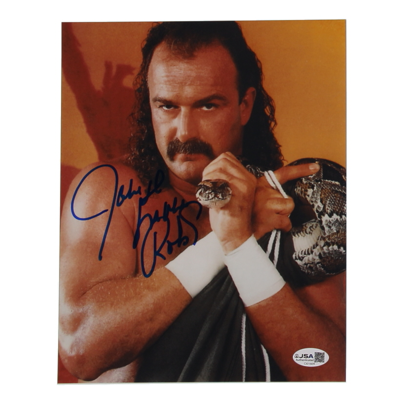 Jake "The Snake" Robert Signed 8x10 Photo (JSA) at PristineAuction.com Jake "The Snake" Robert Signed 8x10 Photo (JSA) at PristineAuction.com