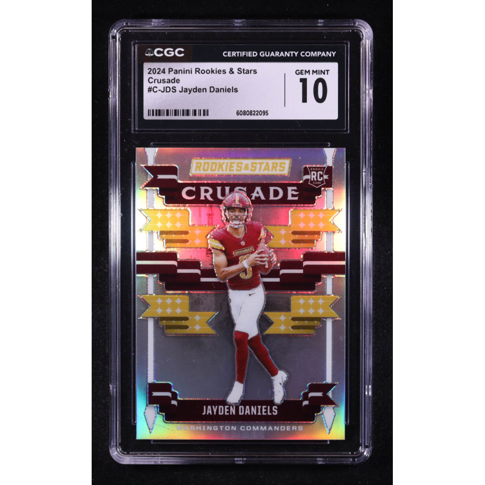 Jayden Daniels 2024 Panini Rookies & Stars Crusade #CJDS (CGC 10) at PristineAuction.com