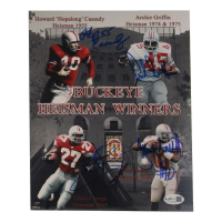 Ohio State Buckeyes 8x10 Photo Signed By (4) with Howard "Hopalong" Cassady, Archie Griffin, Eddie George & Troy Smith (JSA) at PristineAuction.com