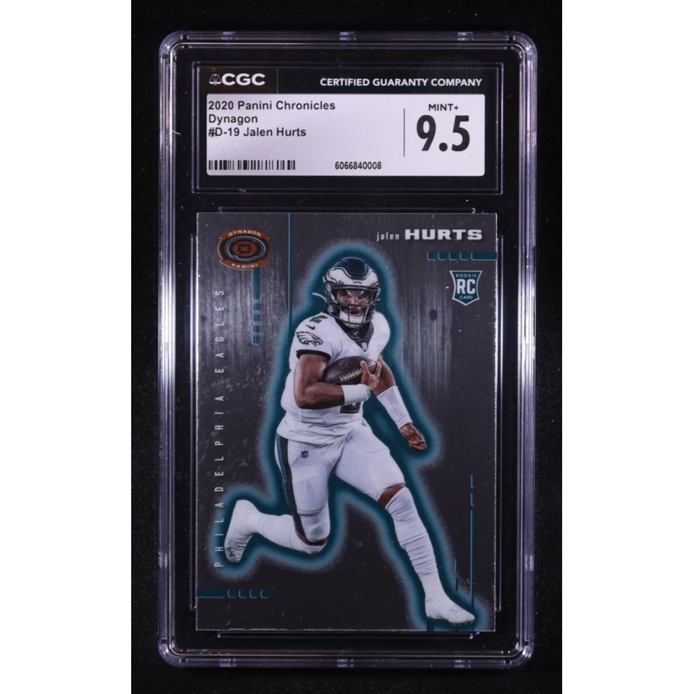Jalen Hurts 2020 Panini Chronicles Dynagon #D19 RC (CGC 9.5) at PristineAuction.com