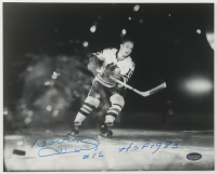 Bobby Hull Signed Blackhawks 8x10 Photo Inscribed "HOF 1983" (Schwartz) at PristineAuction.com