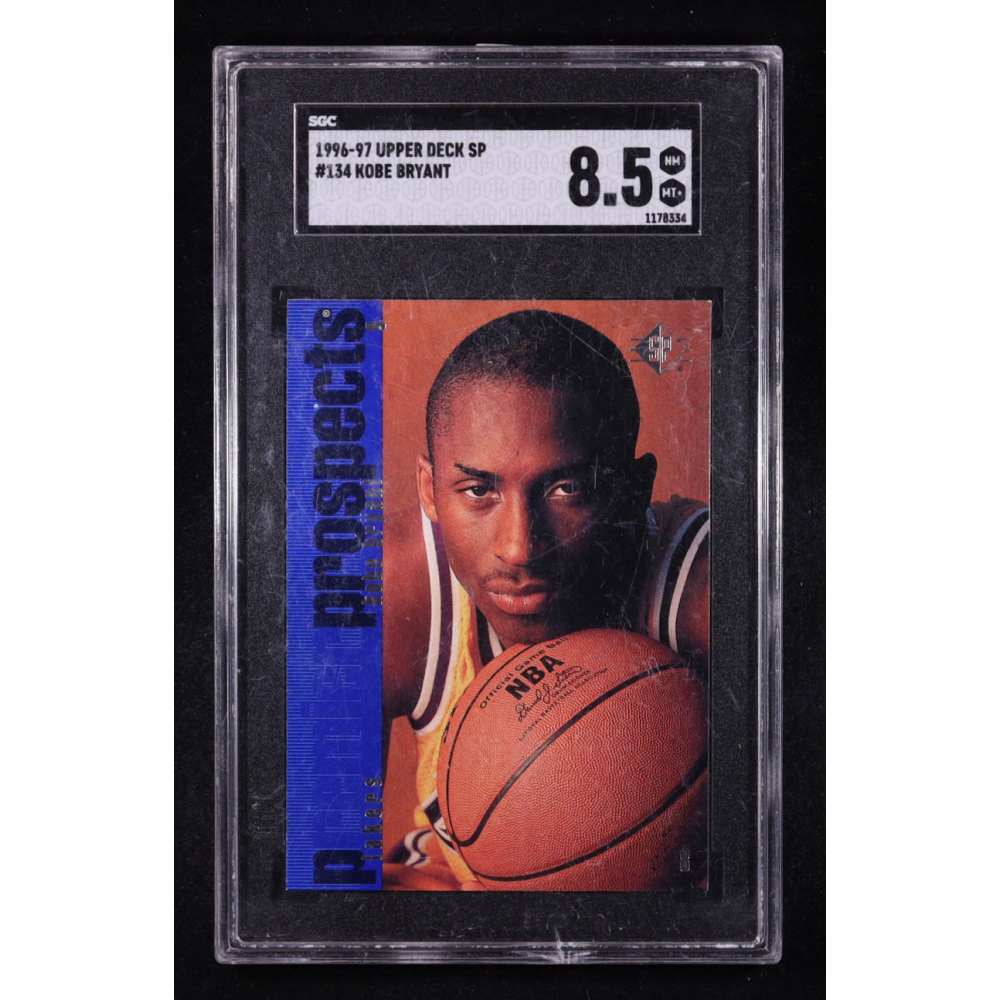 Kobe Bryant 1996-97 Upper Deck SP #134 RC (SGC 8.5) at PristineAuction.com