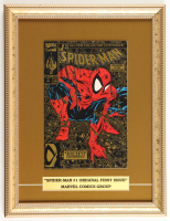 1990 "Spider-Man" Issue #1 Custom Framed Marvel Comic Book Display with Title Plaque at PristineAuction.com