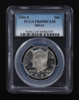 1996-S Kennedy Half Dollar Silver (PCGS PR69DCAM) at PristineAuction.com