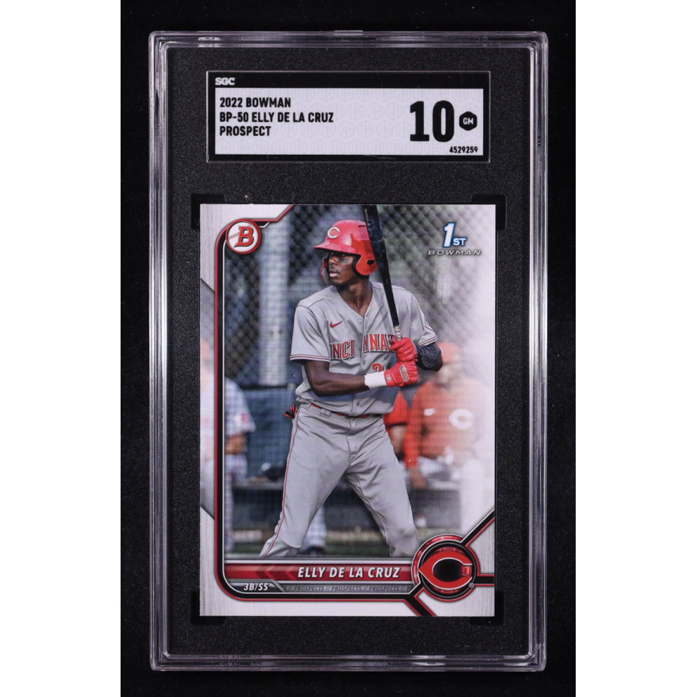 Elly De La Cruz 2022 Bowman Prospect #BP50 RC (SGC 10) at PristineAuction.com