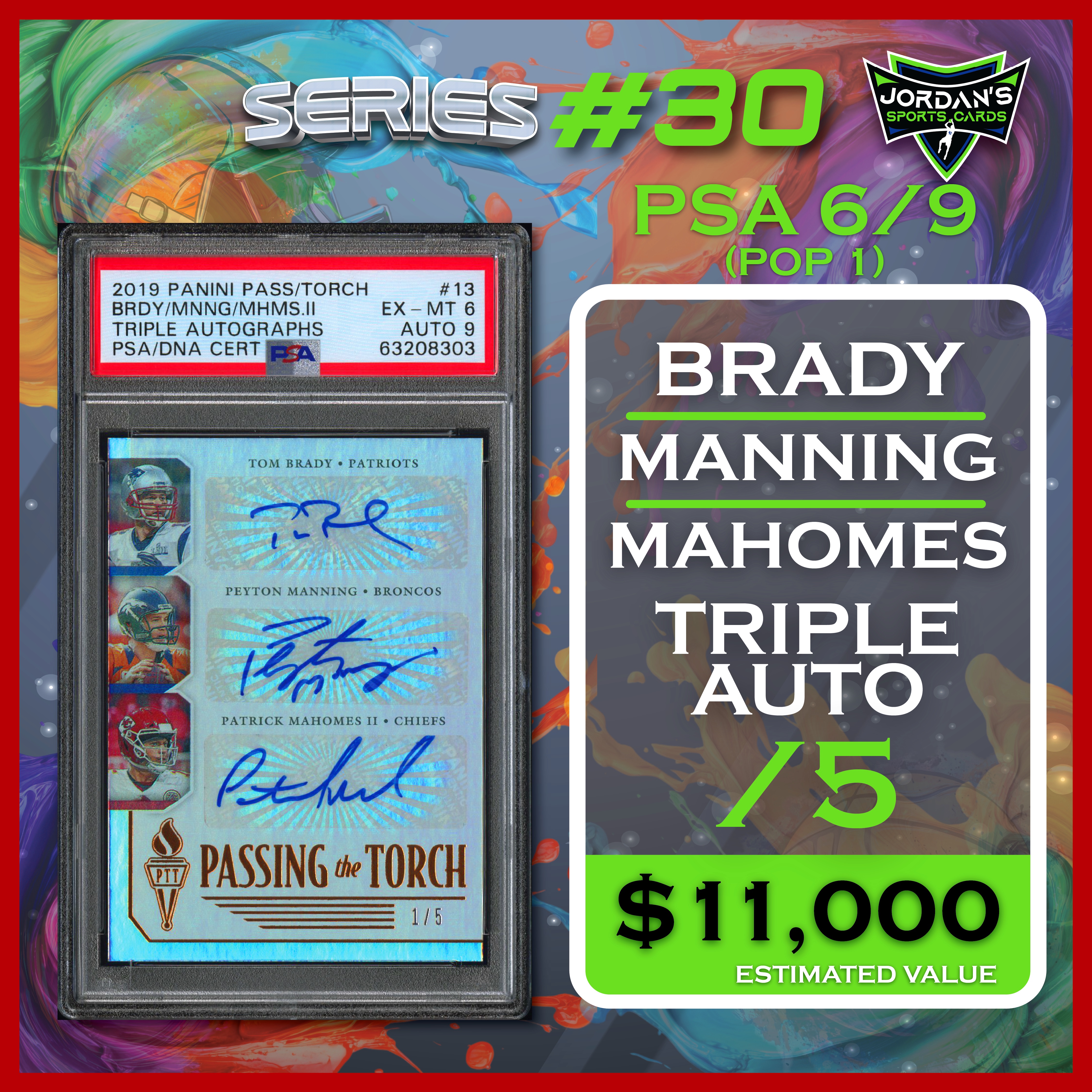 Platinum Quest Series 30 Sports Card Pack Mystery Box Presented by Jordan's Sports Cards - (1) Graded PSA or BGS Card Per Pack (Limited to 600 Packs!) at PristineAuction.com Platinum Quest Series 30 Sports Card Pack Mystery Box Presented by Jordan's Sports Cards - (1) Graded PSA or BGS Card Per Pack (Limited to 600 Packs!) at PristineAuction.com