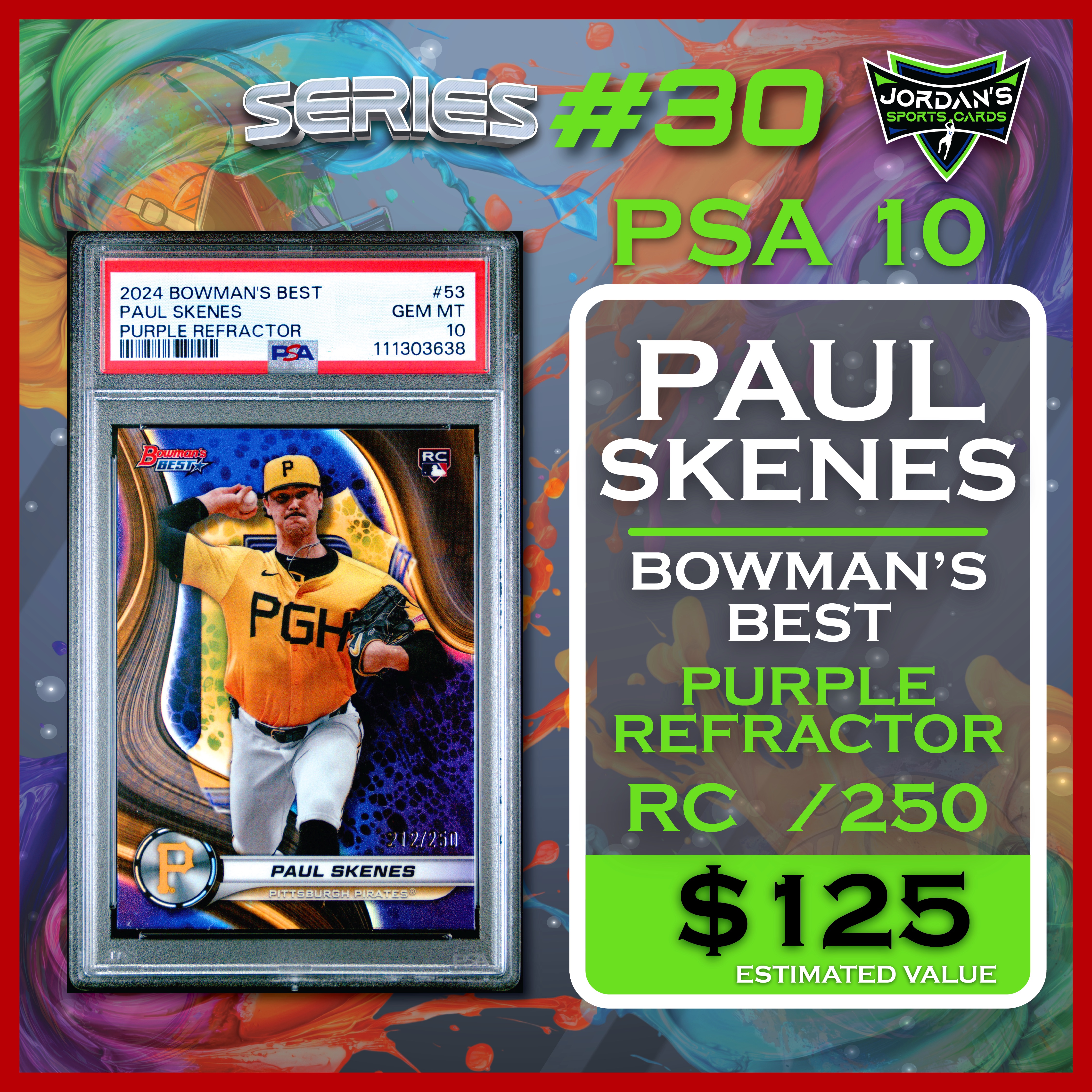 Platinum Quest Series 30 Sports Card Pack Mystery Box Presented by Jordan's Sports Cards - (1) Graded PSA or BGS Card Per Pack (Limited to 600 Packs!) at PristineAuction.com Platinum Quest Series 30 Sports Card Pack Mystery Box Presented by Jordan's Sports Cards - (1) Graded PSA or BGS Card Per Pack (Limited to 600 Packs!) at PristineAuction.com