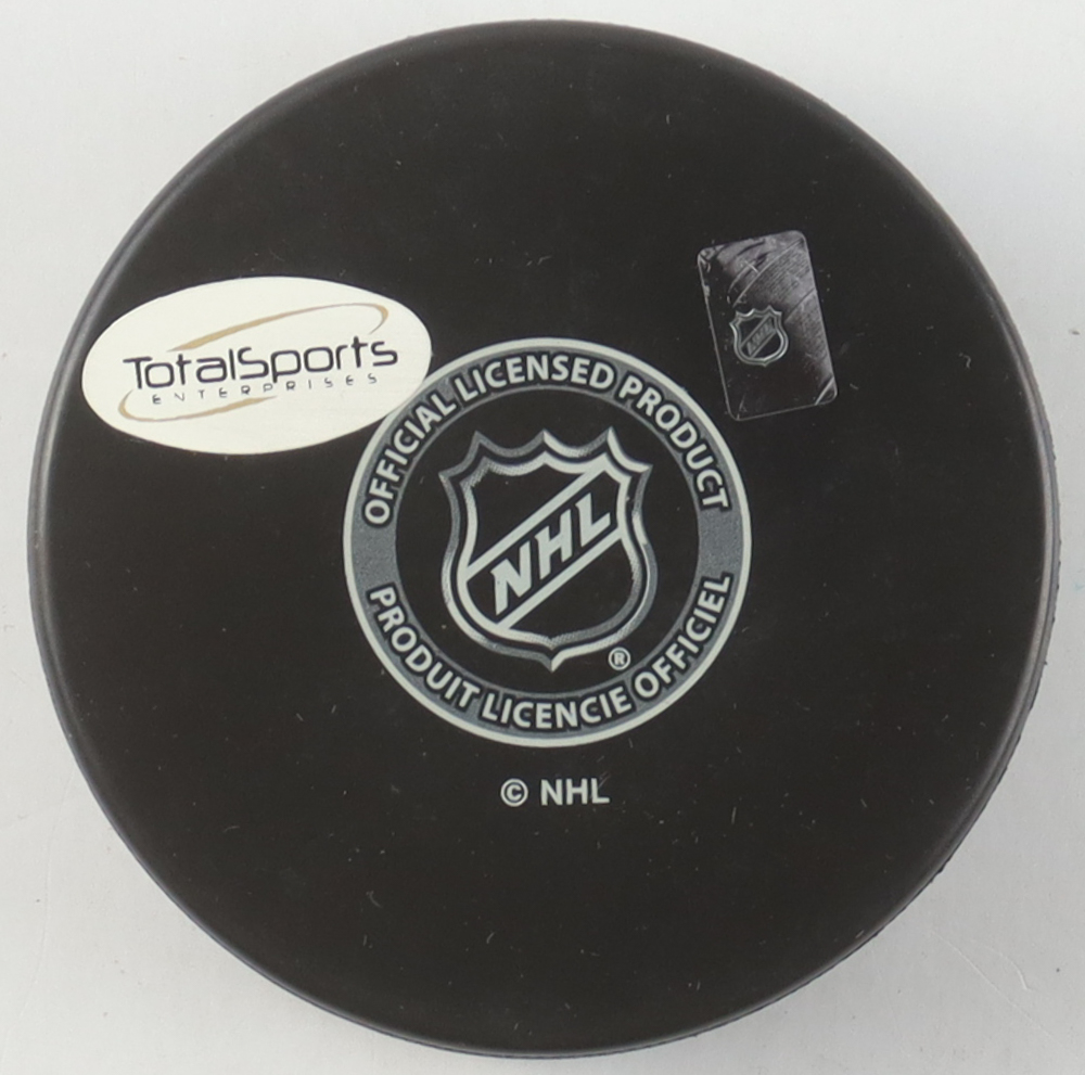 Nikita Kucherov Signed Lightning Logo Hockey Puck (TSE) at PristineAuction.com Nikita Kucherov Signed Lightning Logo Hockey Puck (TSE) at PristineAuction.com