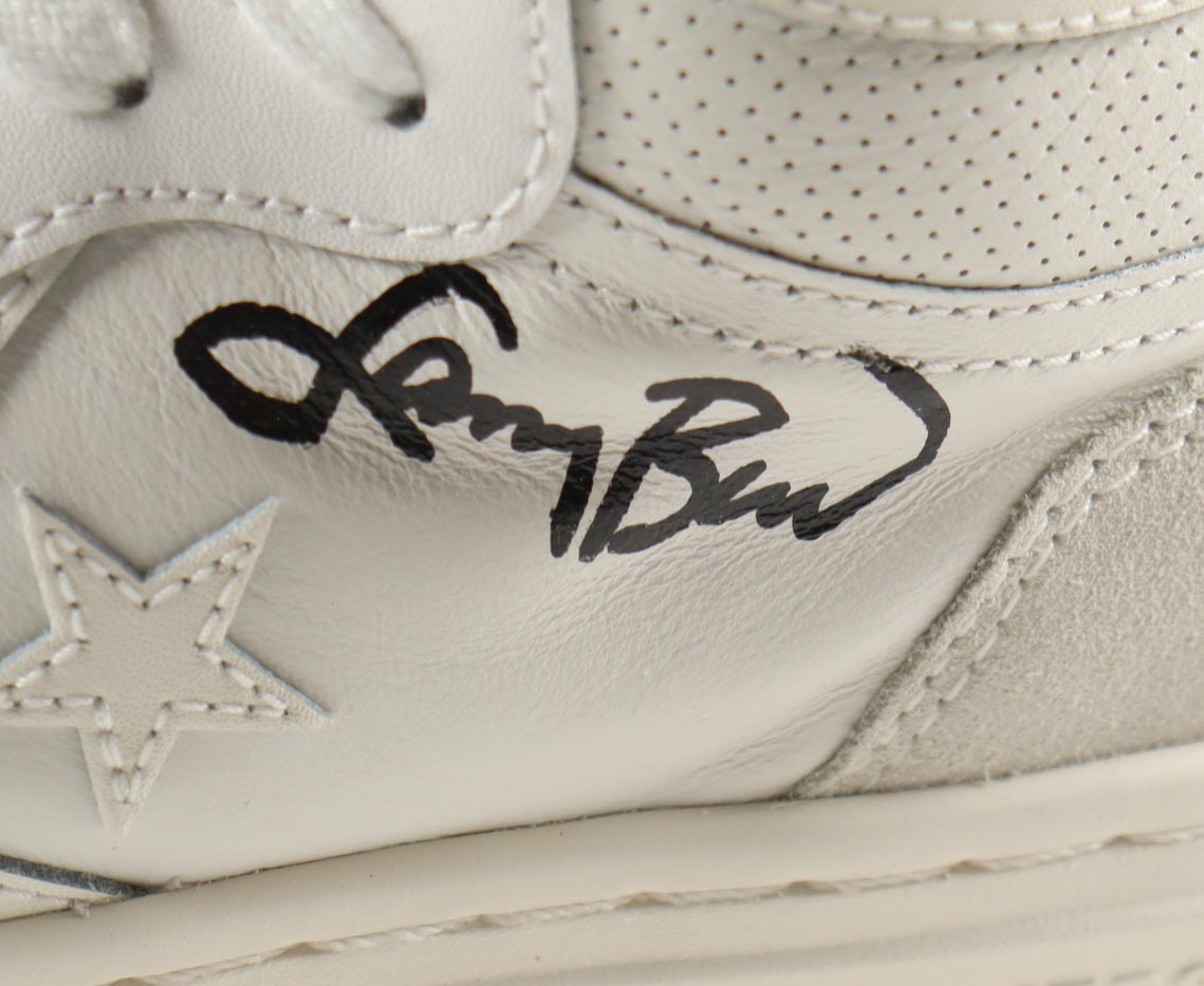 Magic Johnson & Larry Bird Signed Pair of (2) Converse All Star White Leather Basketball Shoes with Display Case (Beckett & PSA) at PristineAuction.com Magic Johnson & Larry Bird Signed Pair of (2) Converse All Star White Leather Basketball Shoes with Display Case (Beckett & PSA) at PristineAuction.com
