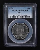 2000-S Kennedy Half Dollar Silver (PCGS PR69DCAM) at PristineAuction.com