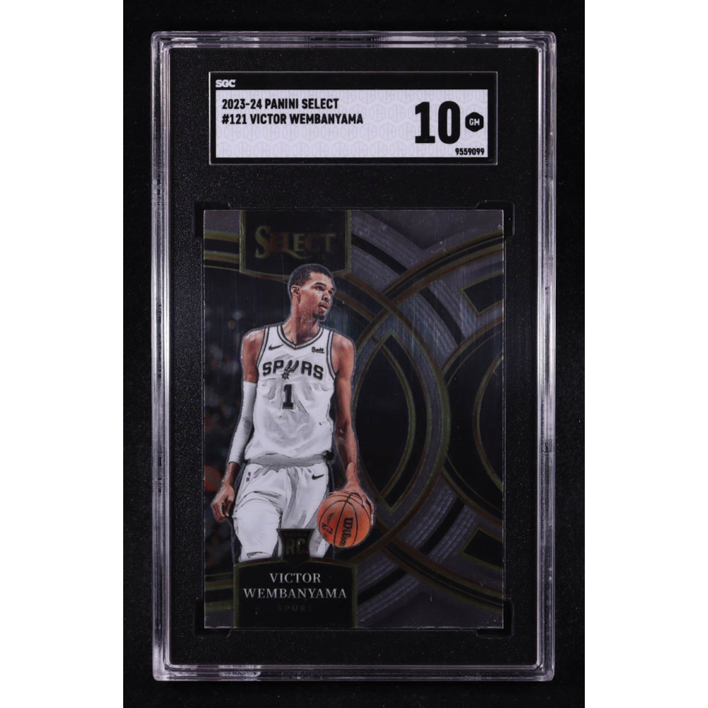 Victor Wembanyama 2023-24 Panini Select #121 RC (SGC 10) at PristineAuction.com