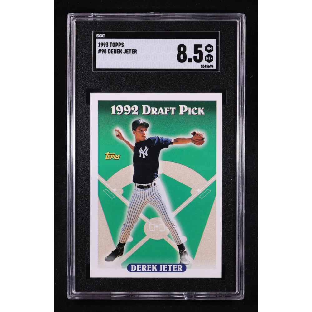 Derek Jeter 1993 Topps #98 RC (SGC 8.5) at PristineAuction.com