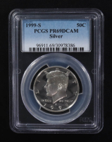 1999-S Kennedy Half Dollar Silver (PCGS PR69DCAM) at PristineAuction.com