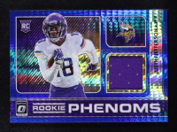 Justin Jefferson 2020 Donruss Optic Rookie Phenoms Jerseys Horizontal Blue Hyper #13 RC at PristineAuction.com