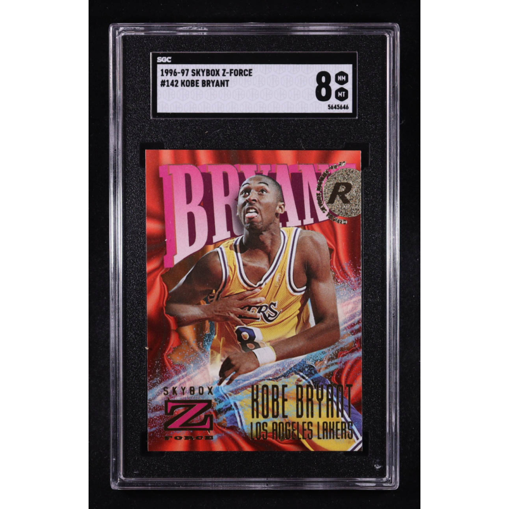 Kobe Bryant 1996-97 Skybox Z-Force #142 RC (SGC 8) at PristineAuction.com