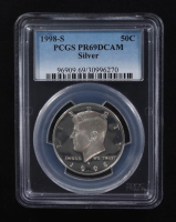 1998-S Kennedy Half Dollar Silver (PCGS PR69DCAM) at PristineAuction.com