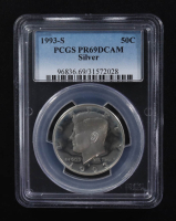 1993-S Kennedy Half Dollar Silver (PCGS PR69DCAM) at PristineAuction.com