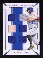 Pete Alonso 2019 Panini National Treasures Game Gear Sixes #7 #19/99 at PristineAuction.com