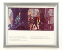 Star Wars "Cantina Scene" 1977 Ralph McQuarrie Custom Framed Pre-Production Art Photo Display at PristineAuction.com