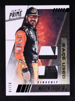 Martin Truex Jr. 2019 Panini Prime Race Used Duals Firesuits Black #28 #07/10 at PristineAuction.com