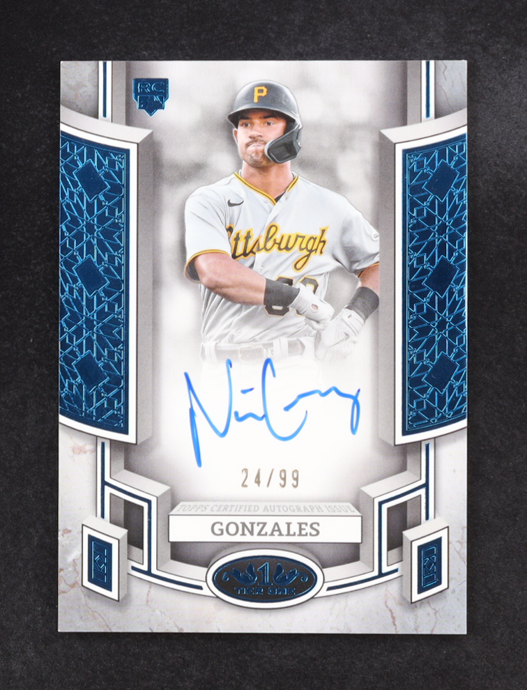 Nick Gonzales 2024 Topps Tier One Certified Break Out Auto #BOA-NGO #24/99 at PristineAuction.com Nick Gonzales 2024 Topps Tier One Certified Break Out Auto #BOA-NGO #24/99 at PristineAuction.com