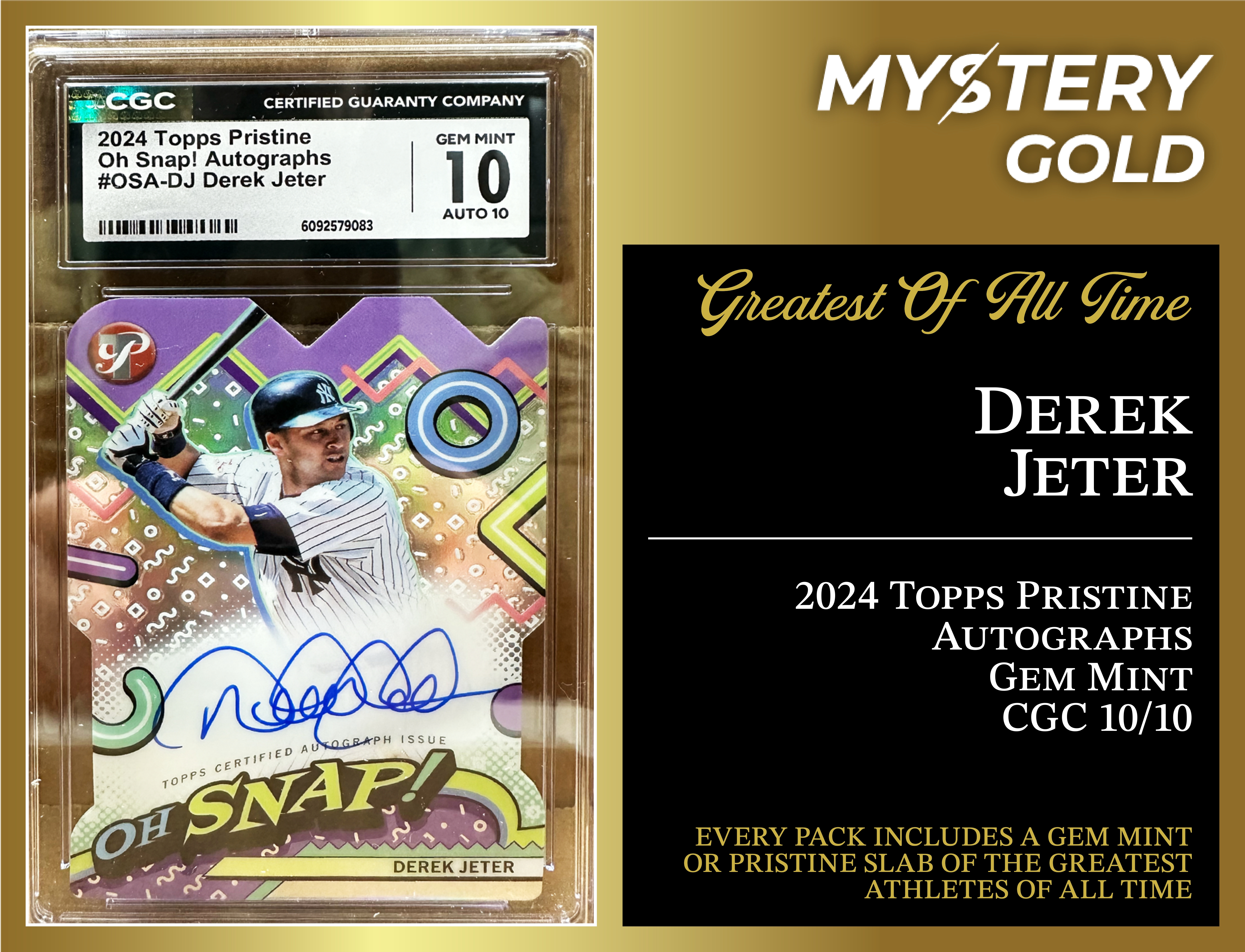MYSTERY GOLD PRESENTS - GOAT GEM MINT EDITION SERIES 2 MYSTERY PACK - CONTAINS 1 PSA/BGS/CGC/SGC GEM MINT OR PRISTINE OF THE GREATEST ATHLETES OF ALL TIME! at PristineAuction.com MYSTERY GOLD PRESENTS - GOAT GEM MINT EDITION SERIES 2 MYSTERY PACK - CONTAINS 1 PSA/BGS/CGC/SGC GEM MINT OR PRISTINE OF THE GREATEST ATHLETES OF ALL TIME! at PristineAuction.com