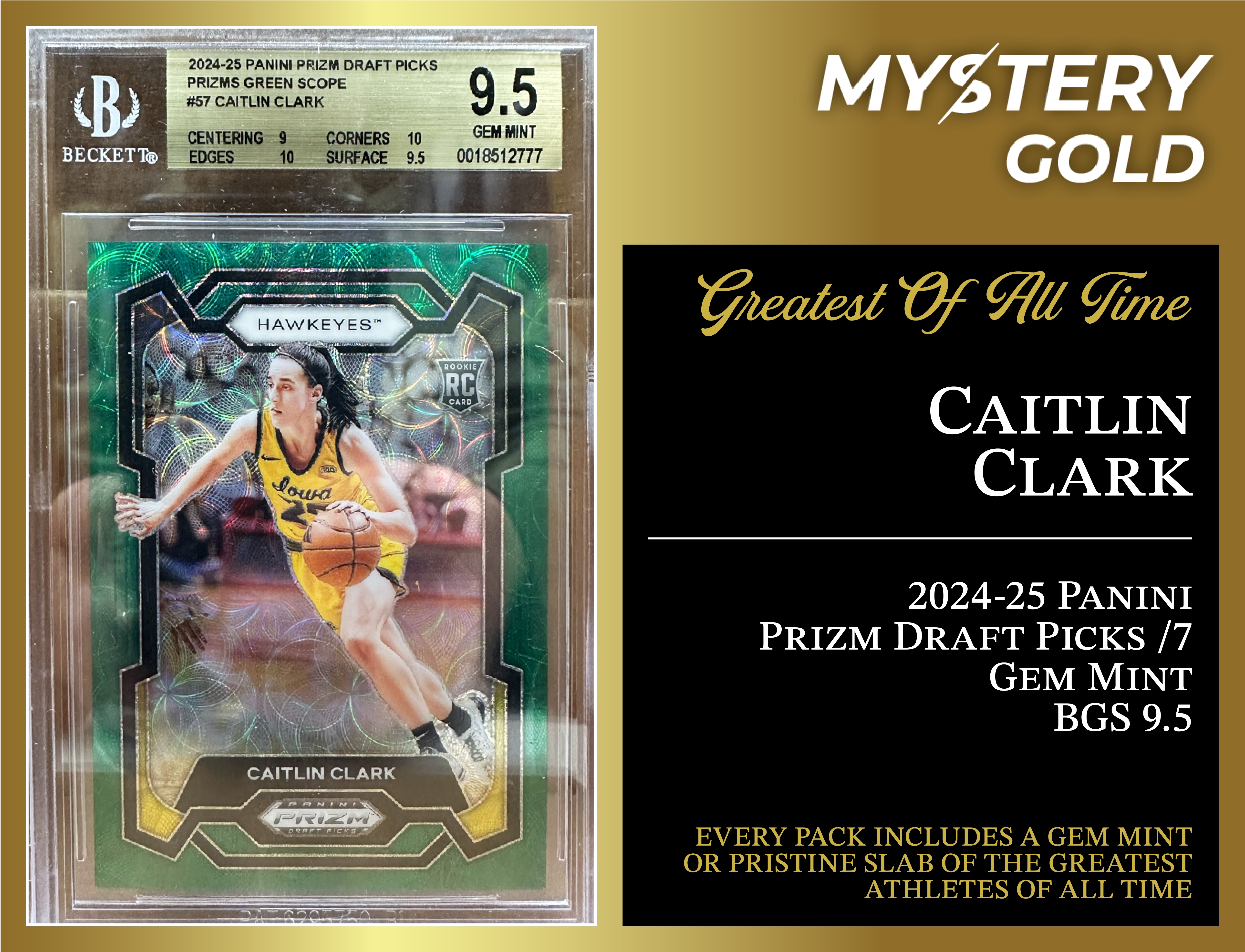 MYSTERY GOLD PRESENTS - GOAT GEM MINT EDITION SERIES 2 MYSTERY PACK - CONTAINS 1 PSA/BGS/CGC/SGC GEM MINT OR PRISTINE OF THE GREATEST ATHLETES OF ALL TIME! at PristineAuction.com MYSTERY GOLD PRESENTS - GOAT GEM MINT EDITION SERIES 2 MYSTERY PACK - CONTAINS 1 PSA/BGS/CGC/SGC GEM MINT OR PRISTINE OF THE GREATEST ATHLETES OF ALL TIME! at PristineAuction.com