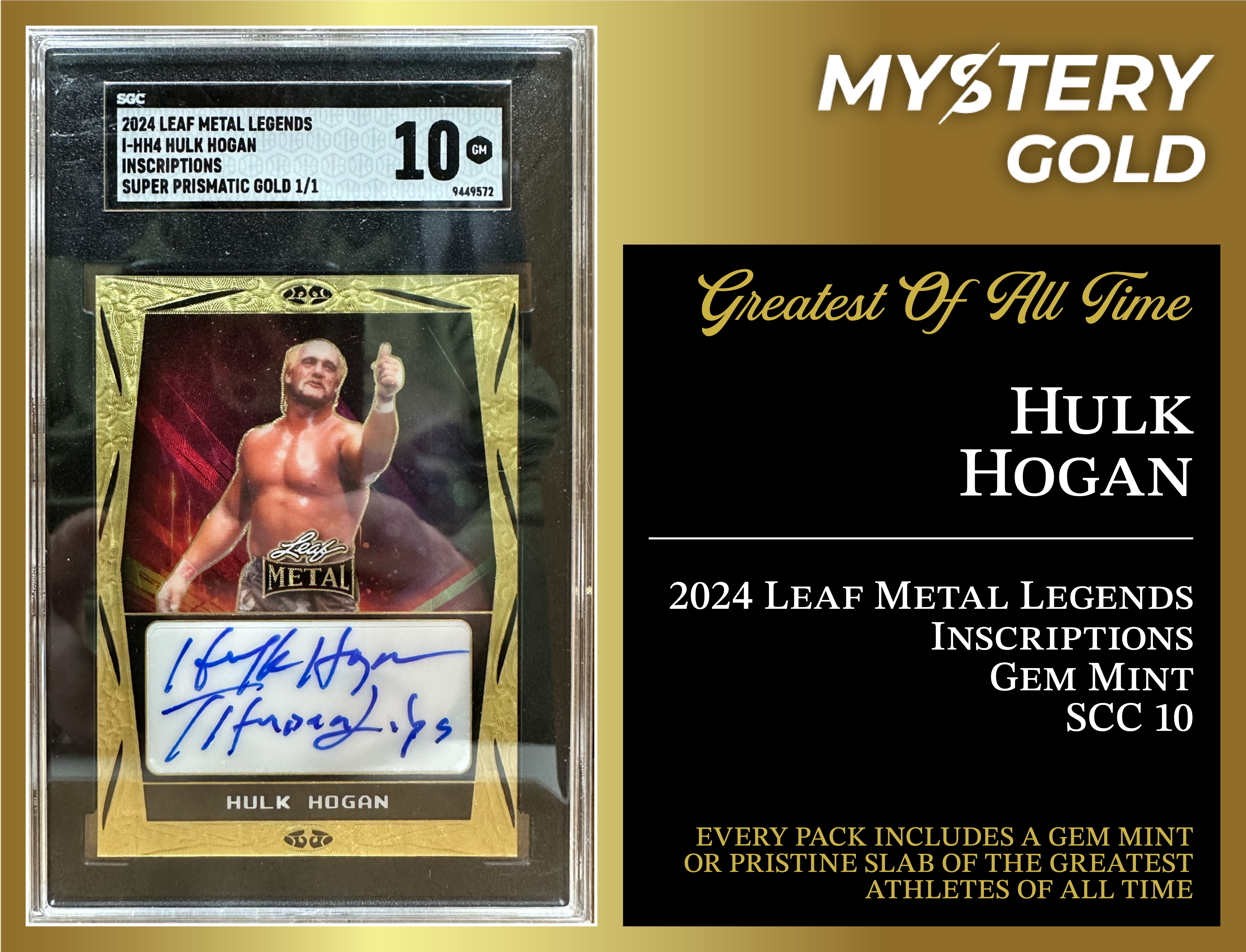 MYSTERY GOLD PRESENTS - GOAT GEM MINT EDITION SERIES 2 MYSTERY PACK - CONTAINS 1 PSA/BGS/CGC/SGC GEM MINT OR PRISTINE OF THE GREATEST ATHLETES OF ALL TIME! at PristineAuction.com MYSTERY GOLD PRESENTS - GOAT GEM MINT EDITION SERIES 2 MYSTERY PACK - CONTAINS 1 PSA/BGS/CGC/SGC GEM MINT OR PRISTINE OF THE GREATEST ATHLETES OF ALL TIME! at PristineAuction.com