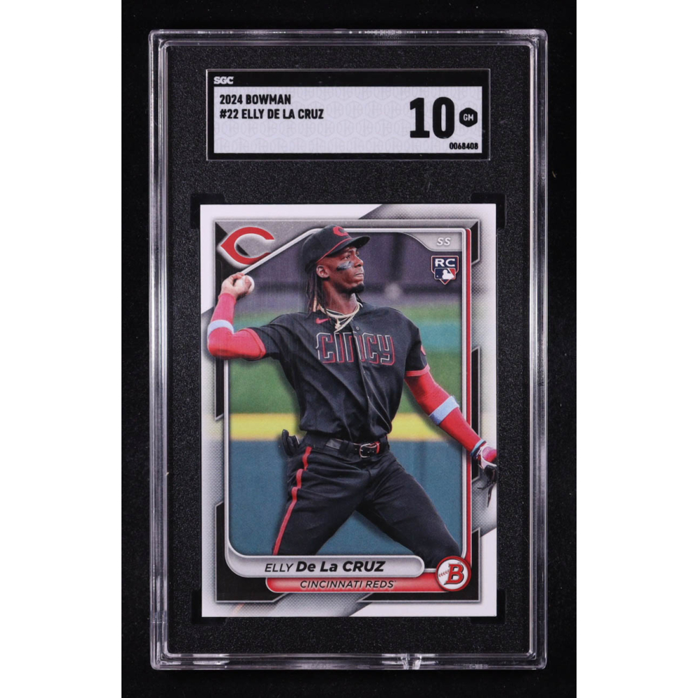 Elly De La Cruz 2024 Bowman #22 RC (SGC 10) at PristineAuction.com