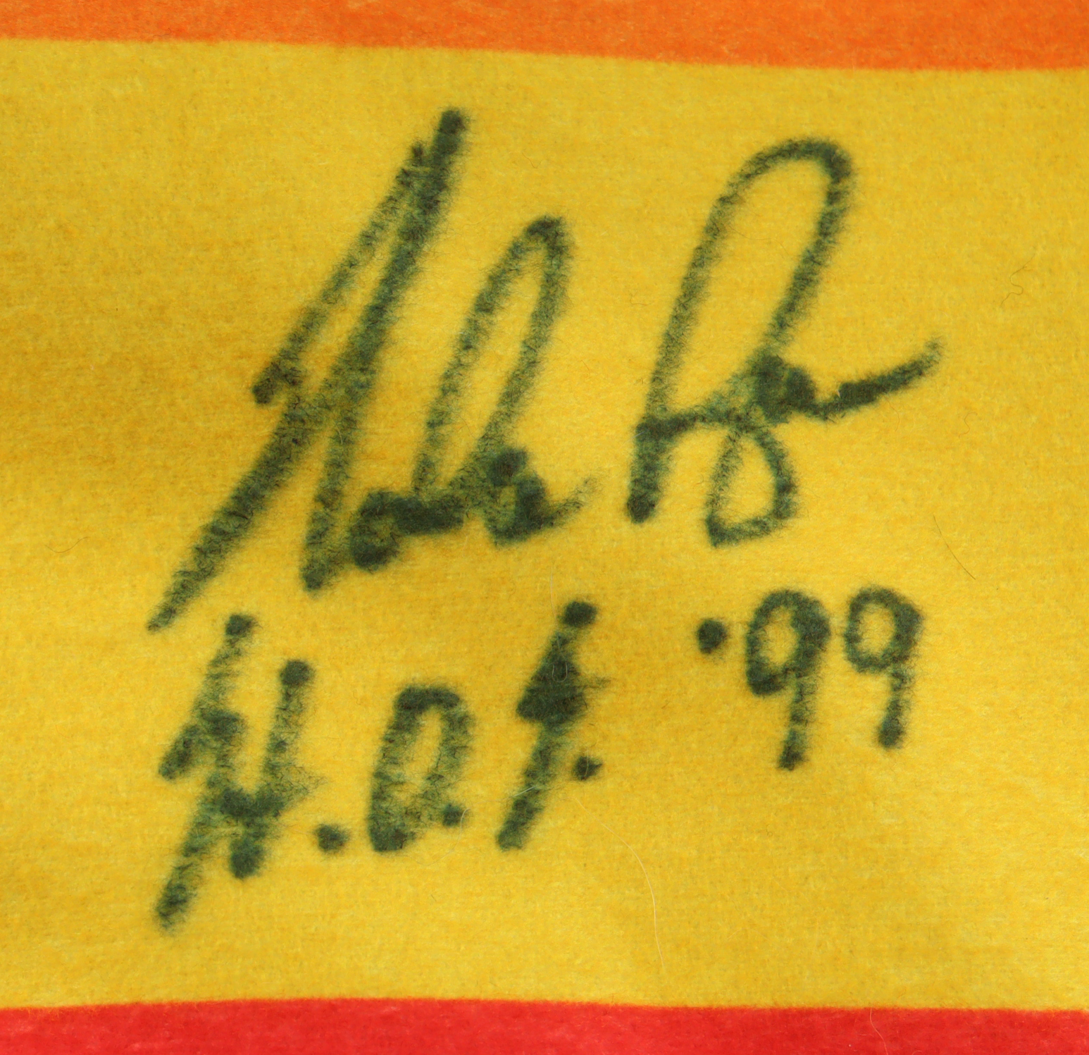 Nolan Ryan Signed Astros Warm Up Top Inscribed "HOF 99" (PSA) at PristineAuction.com Nolan Ryan Signed Astros Warm Up Top Inscribed "HOF 99" (PSA) at PristineAuction.com