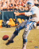 Yale Lary Signed Lions 8x10 Photo (Schwartz) at PristineAuction.com