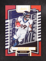 Marvin Mims 2023 Panini Absolute Red Spectrum #122 RC #017/100 at PristineAuction.com