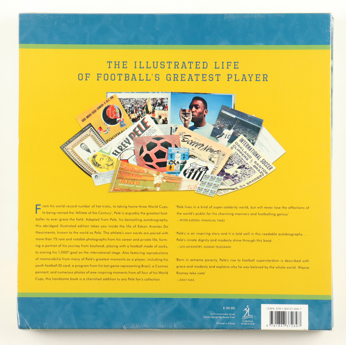 Pele Factory Sealed Book & Sports Memorabilia Set at PristineAuction.com Pele Factory Sealed Book & Sports Memorabilia Set at PristineAuction.com