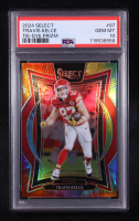 Travis Kelce 2024 Select Prizm Tie Dye #97 #19/25 (PSA 10) at PristineAuction.com